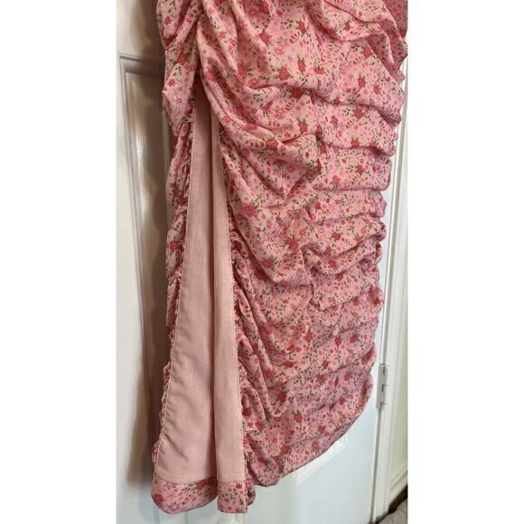 NWT Likely TASH DRESS Color: Roseshadow Mult, Pink, Floral/ One Shoulder Size 14 - Picture 6 of 16